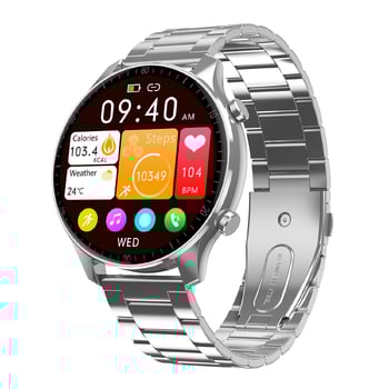 HDT21 Bluetooth okosóra hívásfunkcióval, pulzusmérővel, véroxigén- és vérnyomásméréssel, lépésszámlálással, non-invazív vércukorszint-méréssel, képernyő emelésével az ébresztéshez.