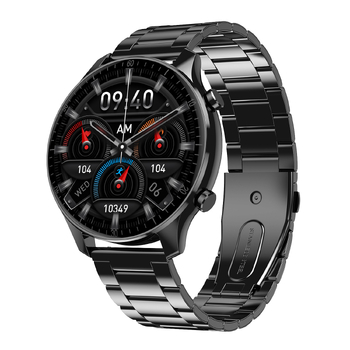 HDT21 Bluetooth okosóra hívásfunkcióval, pulzusmérővel, véroxigén- és vérnyomásméréssel, lépésszámlálással, non-invazív vércukorszint-méréssel, képernyő emelésével az ébresztéshez.