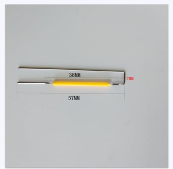 3V LED keramička nit za točkasto zavarivanje, 38mm LED poniklana željezna žica, svjetlo za kampiranje, žarulja s volframovom niti