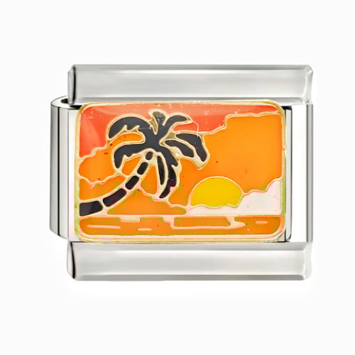 2025 Нова италианска модулна гривна CYS с единична висулка, аксесоар