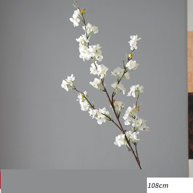 Umjetni cvijet trešnje s jednom stabljikom umjetni cvijet dnevni boravak blagovaonski stol ukras suho cvijeće ukrasni cvijet cvijet trešnje ukras uređenje okoliša umjetni cvijet cvijeta breskve