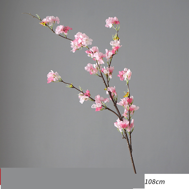 Umjetni cvijet trešnje s jednom stabljikom umjetni cvijet dnevni boravak blagovaonski stol ukras suho cvijeće ukrasni cvijet cvijet trešnje ukras uređenje okoliša umjetni cvijet cvijeta breskve