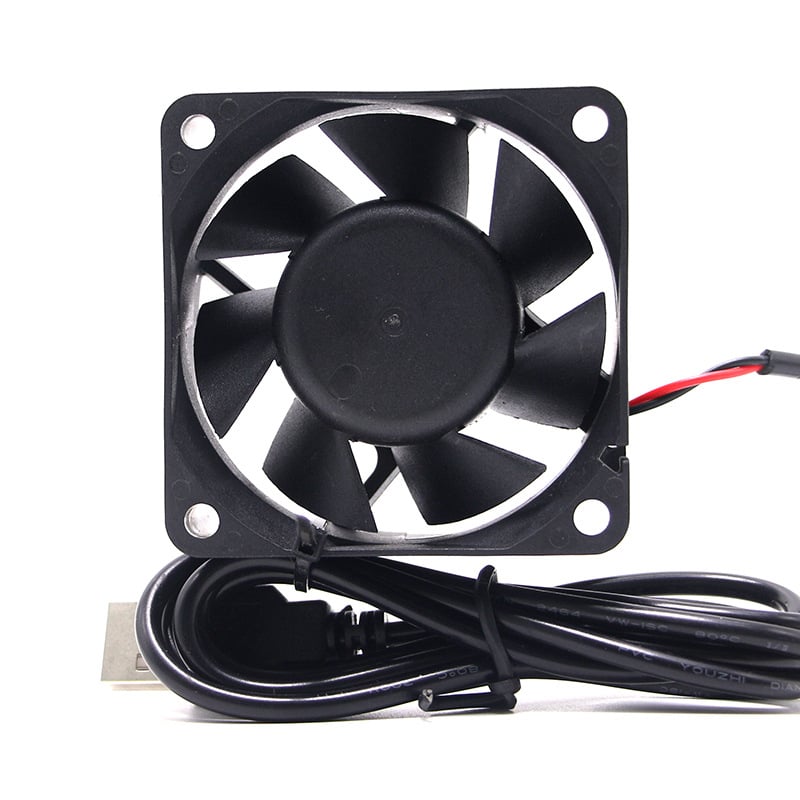 6025 5V 60*60*25mm 6CM/cm ventilator za usmjerivač s USB priključkom, ulje koje sadrži veliki protok zraka