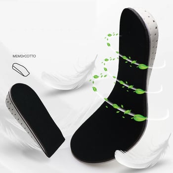 Priedušná výškovo zväčšujúca vložka z EVA, pohodlná pre mužov aj ženy, športová vložka s rôznymi výškami, neviditeľná výškovo zväčšujúca vložka