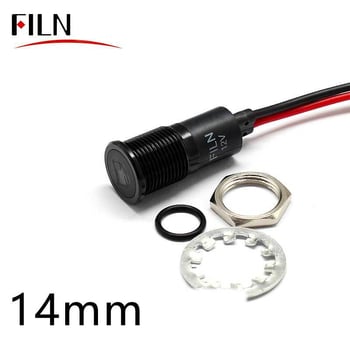 ILN 8/10/12/14/16mm LED smerovka, vodotesná signálka, 12V symbolická kontrolka do auta