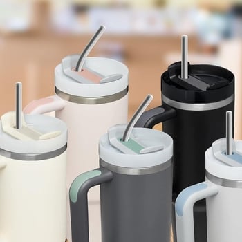 Najpredávanejšia slamka do auta 40 oz, 30 cm, nehrdzavejúca oceľ 304, príslušenstvo Stanley