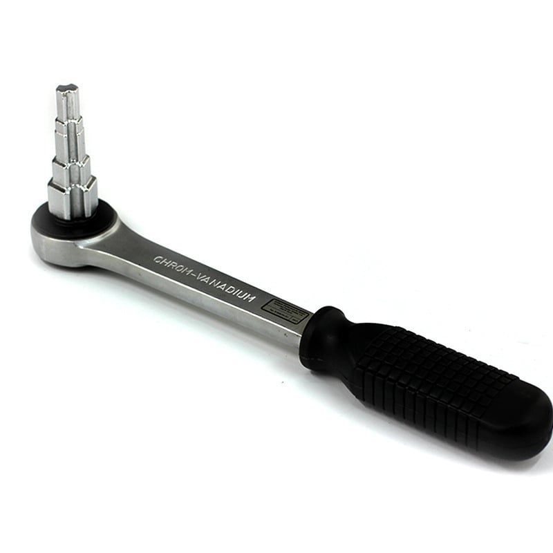 Račňový kľúč na čerpanie a demontáž ventilov, kľúč s pagodovou hlavou z uhlíkovej ocele, račňový kľúč na ventily radiátorov 10-21 mm