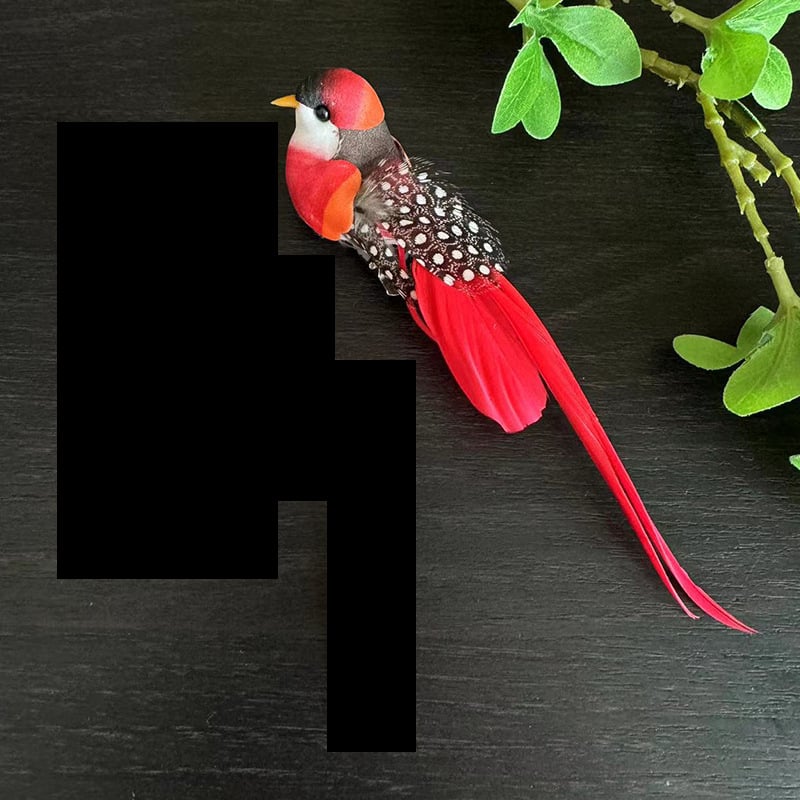 Zdroj továreň simulované vtáčie perie dekoratívne vtáky remeslá farebná pena falošné vtáky cezhraničné simulované vtáčie ozdoby