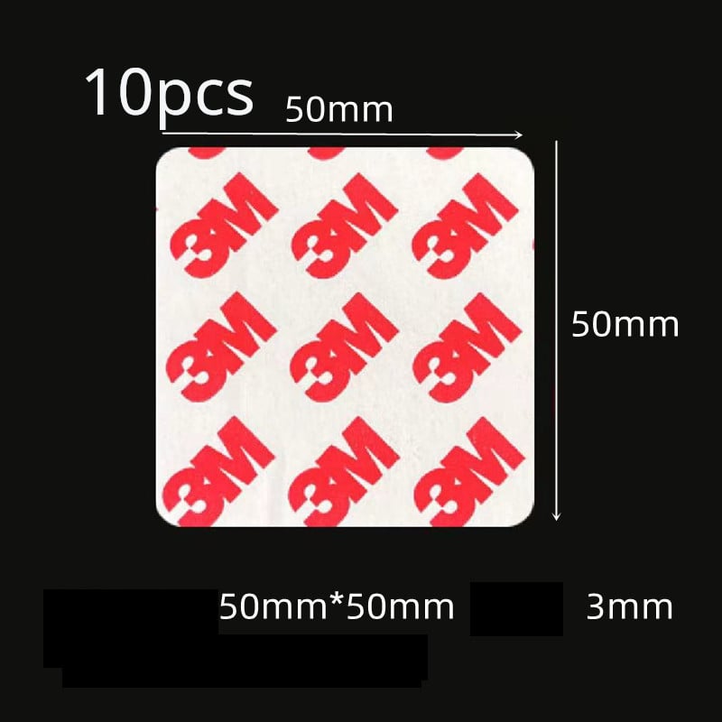 Obojstranná lepiaca špongia s vysokou priľnavosťou, biela okrúhla obojstranná páska 3M na pripevnenie ozdôb na auto, obojstranná EVA penová páska bez stôp