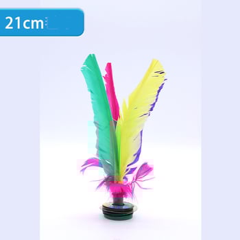 Farebné volániky s veľkými kvetinovými vzormi, vyrobené z kuracích pierok, husacích pierok a základu z hovädzích šliach, pre žiakov základných a stredných škôl, vhodné na súťaže.