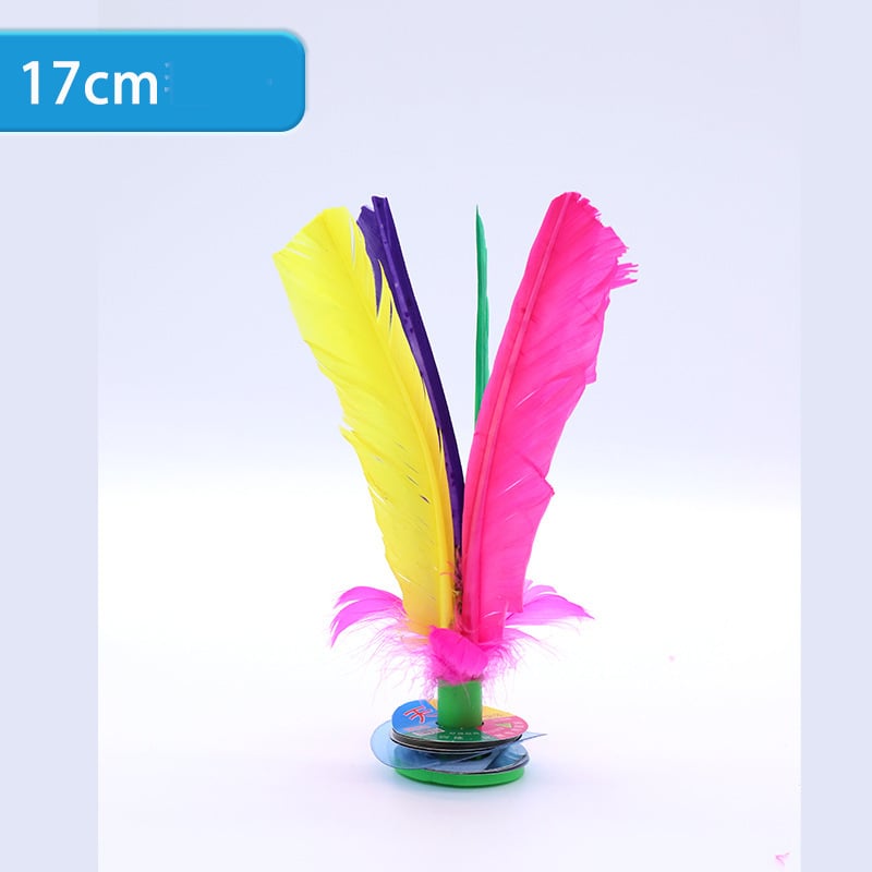 Farebné volániky s veľkými kvetinovými vzormi, vyrobené z kuracích pierok, husacích pierok a základu z hovädzích šliach, pre žiakov základných a stredných škôl, vhodné na súťaže.