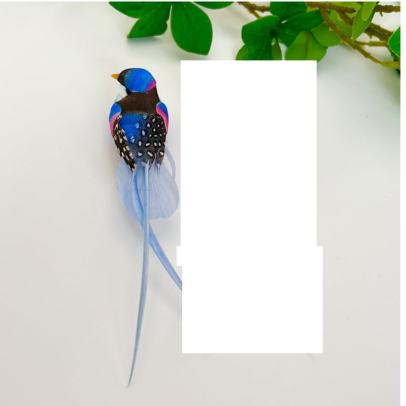 Cezhraničné simulované figúrky dlhochvostého kanárika, ozdoby na vtáky, bestsellery z Amazonu, dekorácie do škôlok, svadobné dekorácie, vitríny na taniere.