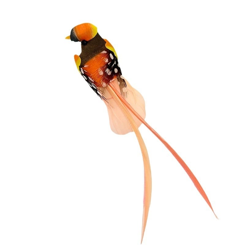 Cezhraničné simulované figúrky dlhochvostého kanárika, ozdoby na vtáky, bestsellery z Amazonu, dekorácie do škôlok, svadobné dekorácie, vitríny na taniere.