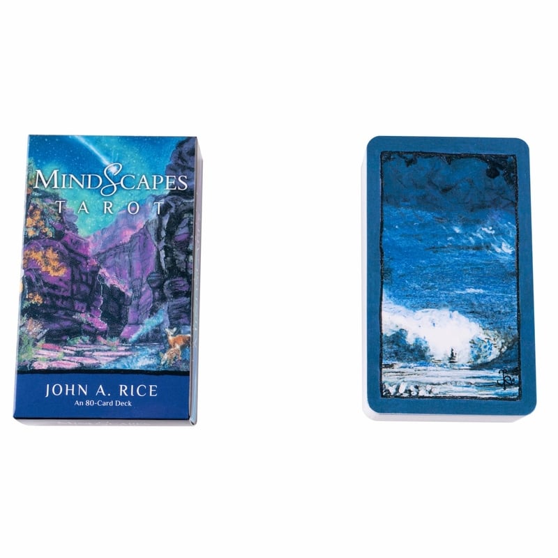 Карти таро с пейзаж на ума в стил маслена живопис, карти Райдър-Уейт