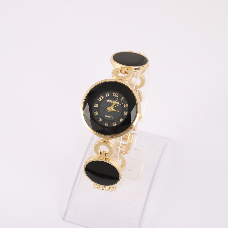 Japán és koreai stílusú karkötős karóra, ezüst rozéarany kerek alkalmi karóra, divatos ajándék kvarc karóra, női karóra.