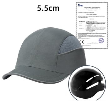 CE minősítésű könnyű védősisak, határokon átnyúló ütközésgátló sapka, védő műhelysapka, lélegző és gyorsan száradó. Baseball sapka ütésálló kivitelben.