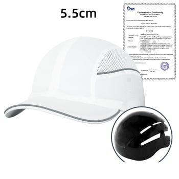 CE minősítésű könnyű védősisak, határokon átnyúló ütközésgátló sapka, védő műhelysapka, lélegző és gyorsan száradó. Baseball sapka ütésálló kivitelben.