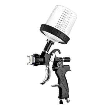 Felültöltős festékszóró pisztoly 2008, átmérő 1,4 mm, 1,7 HVLP, autóipari felületfestő pisztoly, nagy szórótávolság 2,0 mm.