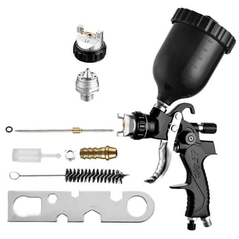 Felültöltős festékszóró pisztoly 2008, átmérő 1,4 mm, 1,7 HVLP, autóipari felületfestő pisztoly, nagy szórótávolság 2,0 mm.