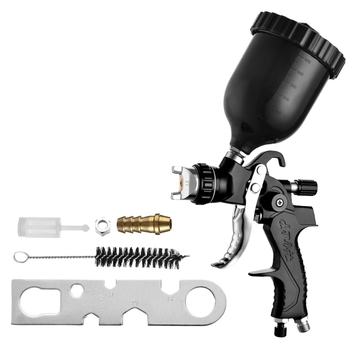 Felültöltős festékszóró pisztoly 2008, átmérő 1,4 mm, 1,7 HVLP, autóipari felületfestő pisztoly, nagy szórótávolság 2,0 mm.