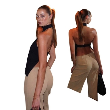 Európai és amerikai stílusú, határokon átnyúló külkereskedelmi női nyári, pántos, egyrészes, személyiséget tükröző ruha, 2025 tavasz/nyár, pántos, pántos