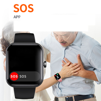 Nagy pontosságú, fájdalommentes eszköz vércukorszint, vérnyomás, húgysavszint, pulzusszám és alvás mérésére idősek számára; okosóra időseknek