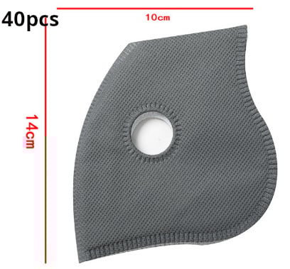 Kerékpáros stílusú arcmaszk fülhurkokkal, lélegző hálós maszk aktív szénnel kültéri használatra, szmog elleni PM2.5 arcmaszk, por- és szélálló