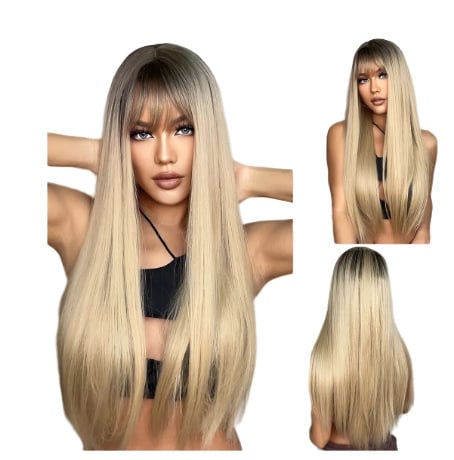 Új, menő 13*4-es csipkeparóka, hosszú, göndör haj, az egész fejet befedi