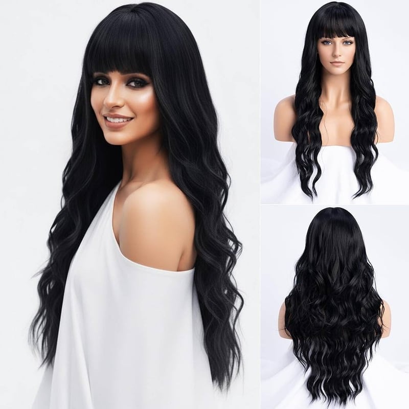 Új, menő 13*4-es csipkeparóka, hosszú, göndör haj, az egész fejet befedi