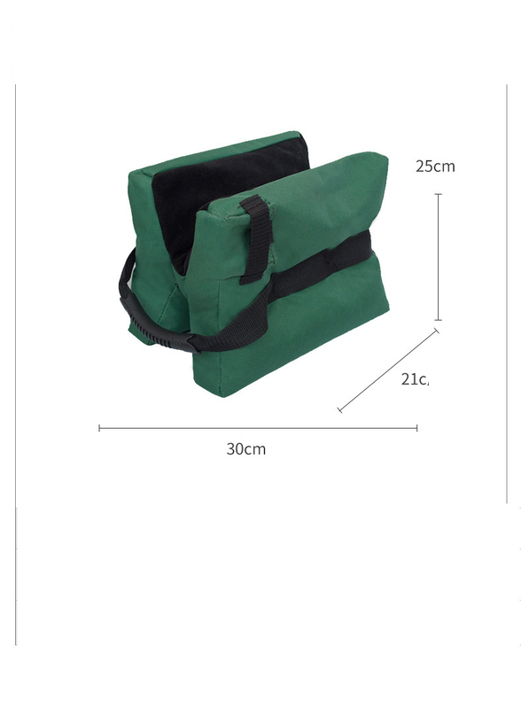 Sac de nisip tactic Prone, cadru de țintire, clemă de ochire, sac fix pentru vânătoare, tir, suport pentru fotografie