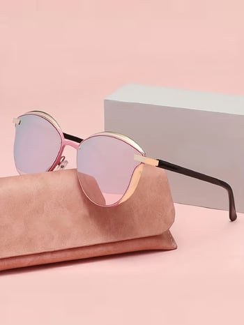 Νέα μοντέρνα και ευέλικτα χρωματιστά γυαλιά ηλίου για γυναίκες σε διασυνοριακό ευρωπαϊκό και αμερικανικό στυλ