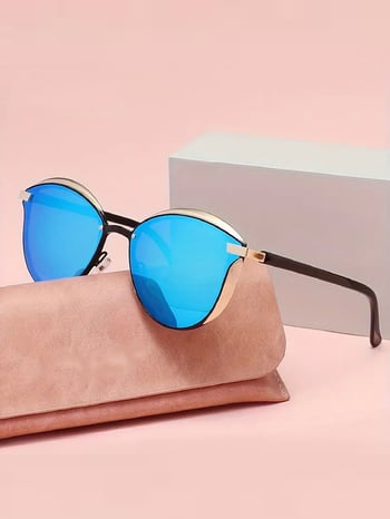 Νέα μοντέρνα και ευέλικτα χρωματιστά γυαλιά ηλίου για γυναίκες σε διασυνοριακό ευρωπαϊκό και αμερικανικό στυλ