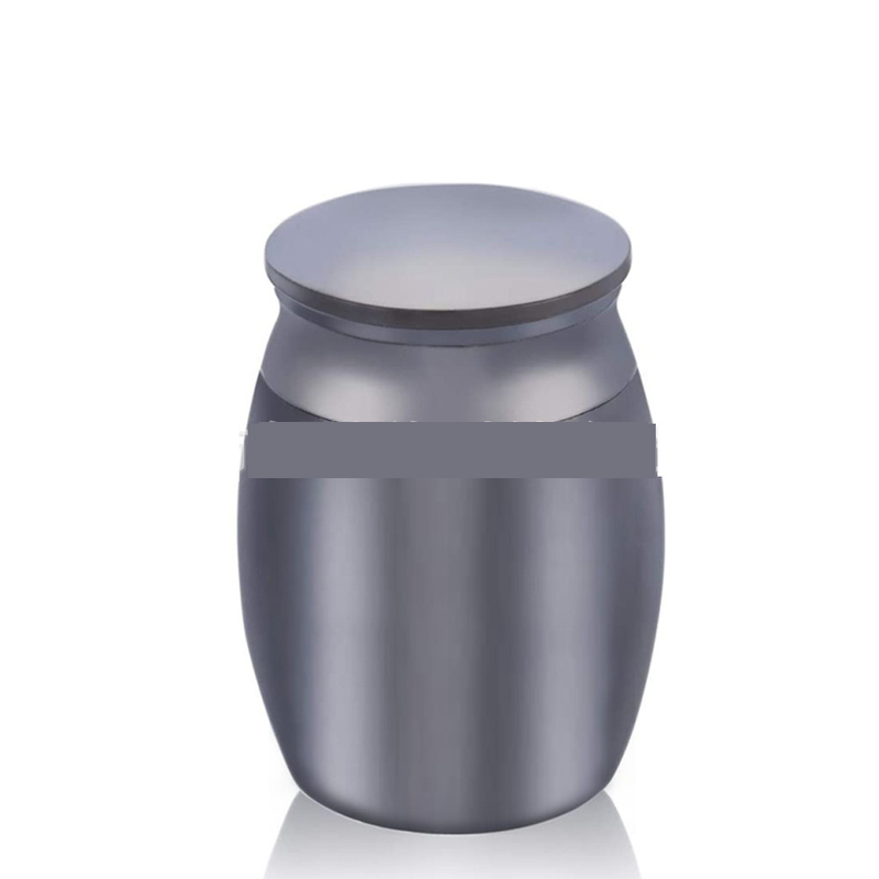 Миниатюрни гравирани урни от алуминиева сплав, популярни в Европа и Америка, мини урни за домашни любимци, кутии за коса