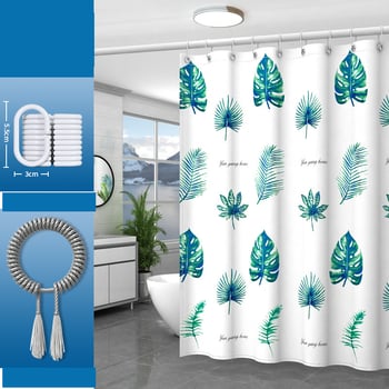 Κουρτίνα ντους μπάνιου, αδιάβροχη και ανθεκτική στη μούχλα κουρτίνα τουαλέτας, δεν απαιτείται τρύπημα, κάλυμμα τουαλέτας υψηλής ποιότητας, διαχωριστικό κουρτίνας ντους.