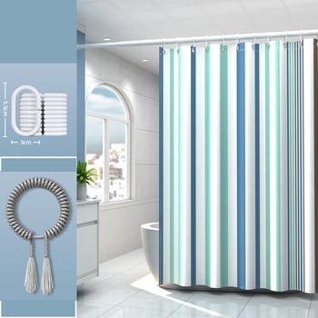 Κουρτίνα ντους μπάνιου, αδιάβροχη και ανθεκτική στη μούχλα κουρτίνα τουαλέτας, δεν απαιτείται τρύπημα, κάλυμμα τουαλέτας υψηλής ποιότητας, διαχωριστικό κουρτίνας ντους.