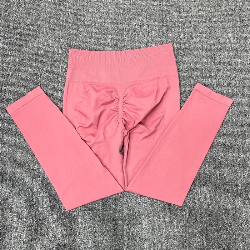 Pantaloni de yoga transfrontalieri fără cusături, cu fese în formă de piersică, fără cusături incomode, pantaloni de fitness cu talie înaltă, pantaloni sport strâmți cu elasticitate ridicată pentru femei, potriviți pentru activități în aer liber.