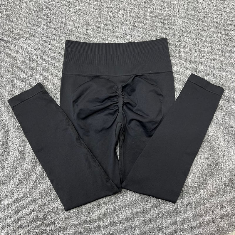 Pantaloni de yoga transfrontalieri fără cusături, cu fese în formă de piersică, fără cusături incomode, pantaloni de fitness cu talie înaltă, pantaloni sport strâmți cu elasticitate ridicată pentru femei, potriviți pentru activități în aer liber.