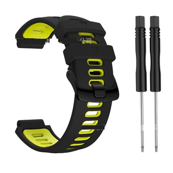 Garmin Forerunner 735XT 235Lite 230 220 szilikon óraszíjjal kompatibilis, csatlakozócsavarral