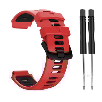 Garmin Forerunner 735XT 235Lite 230 220 szilikon óraszíjjal kompatibilis, csatlakozócsavarral