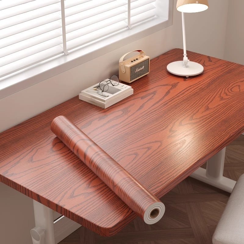 Стикери за тапети с дървесни шарки, стикери за реновиране на мебели, стикери за гардероби и врати, самозалепващи тапети за десктоп, екстра дебели тапети.