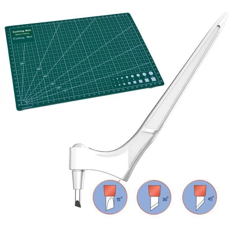 Εργαλεία κοπής χειροτεχνίας: μαχαίρι χαρτιού, μαχαίρι χειρός για σκάλισμα, περιστρεφόμενο μαχαίρι 360 μοιρών