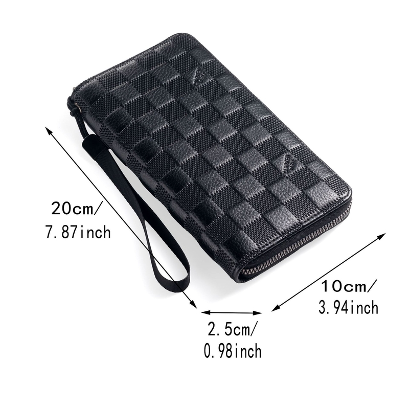 Nová pánska peňaženka/kabelka s klipom, multifunkčné psaníčko/taška, moderný mládežnícky štýl