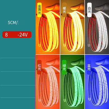 LED svjetlosna traka, 12V/24V, vodootporna za automobile i kamione, visoka svjetlina, pogodna za vanjsku upotrebu, inženjerske primjene i reklamne svjetlosne kutije.