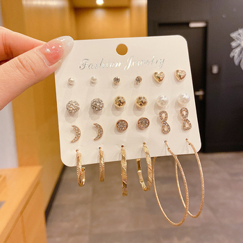 Novi set naušnica za moderne žene 2025. - jednostavni, minimalistički, svestrani, popularan stil, savršeni za spavanje - ne morate ih skidati