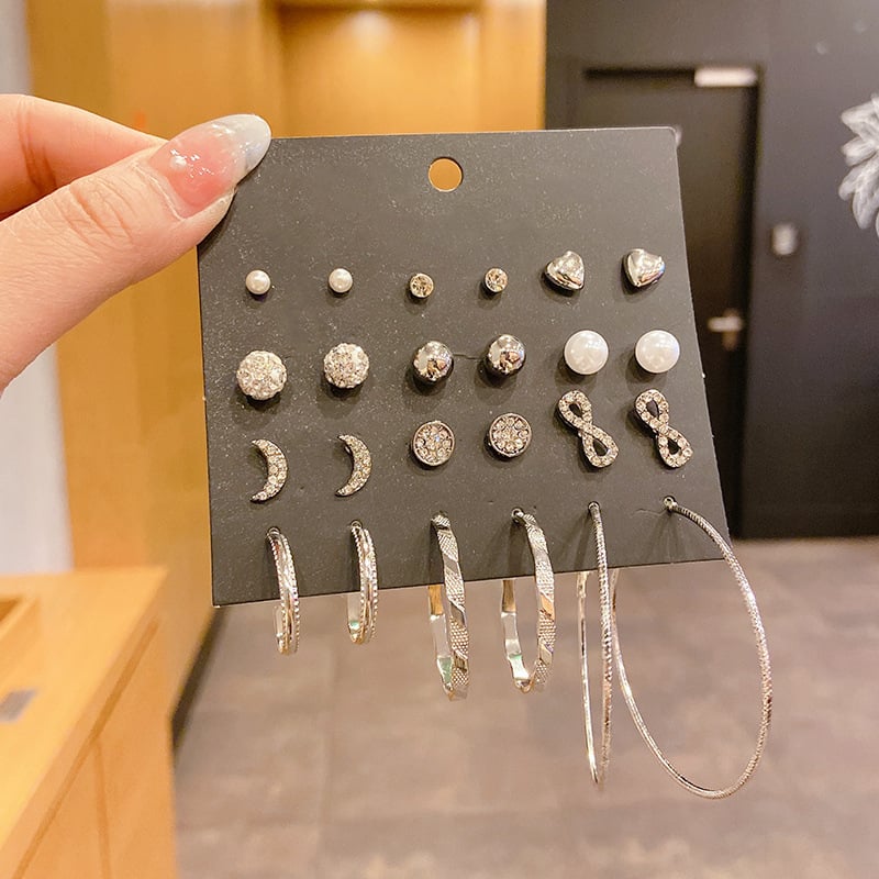 Novi set naušnica za moderne žene 2025. - jednostavni, minimalistički, svestrani, popularan stil, savršeni za spavanje - ne morate ih skidati