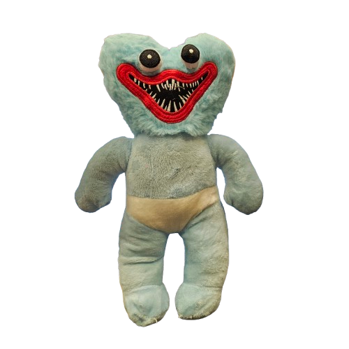 Играчка Baby Huggy Wuggy, Плюшена, Син, 30 см
