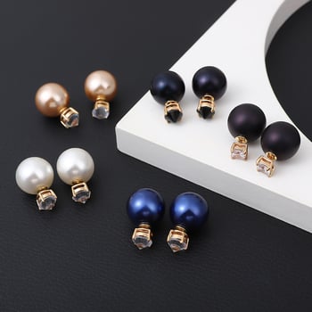 Трансгранични горещо продавани японски и корейски перлени и диамантени обеци, семпли ретро обеци, капки за уши, обеци халки, дамски бижута на едро