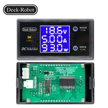 DC50-100V 10A 250W тестер за измерване на мощност, високопрецизен DC измервател на напрежение и ток