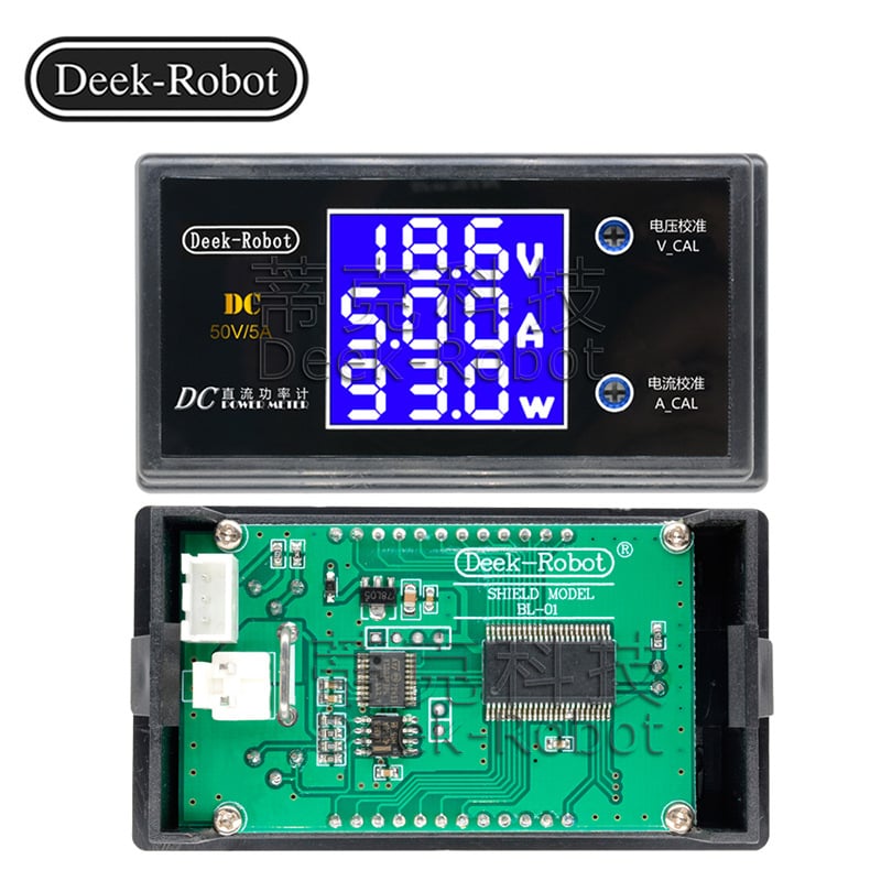 DC50-100V 10A 250W тестер за измерване на мощност, високопрецизен DC измервател на напрежение и ток