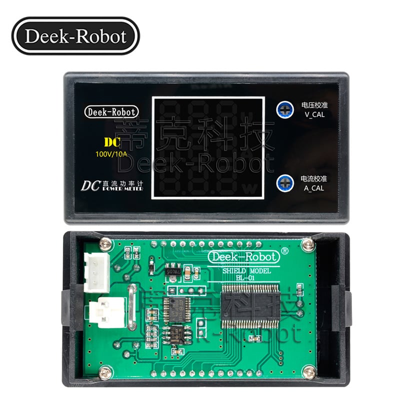 DC50-100V 10A 250W тестер за измерване на мощност, високопрецизен DC измервател на напрежение и ток